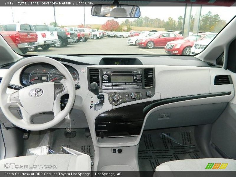 Silver Sky Metallic / Light Gray 2012 Toyota Sienna