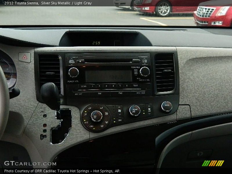 Silver Sky Metallic / Light Gray 2012 Toyota Sienna