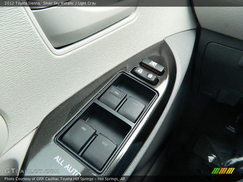 Silver Sky Metallic / Light Gray 2012 Toyota Sienna
