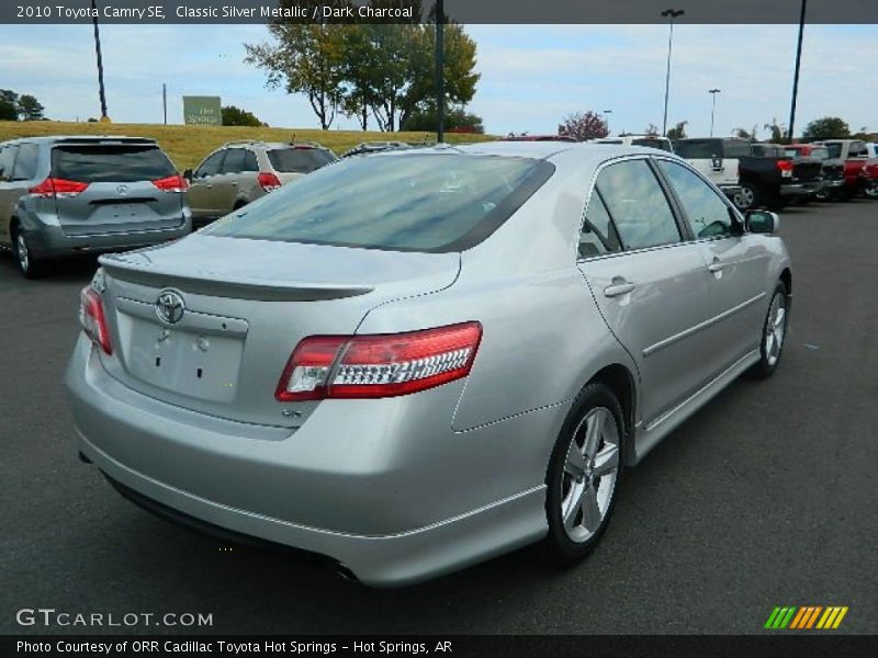 Classic Silver Metallic / Dark Charcoal 2010 Toyota Camry SE