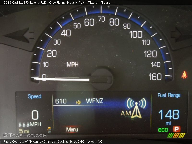 Gray Flannel Metallic / Light Titanium/Ebony 2013 Cadillac SRX Luxury FWD