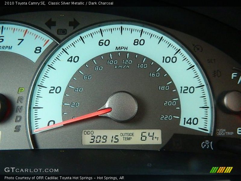 Classic Silver Metallic / Dark Charcoal 2010 Toyota Camry SE