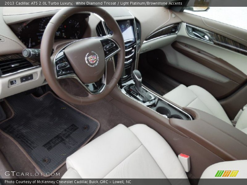 Light Platinum/Brownstone Accents Interior - 2013 ATS 2.0L Turbo Luxury 