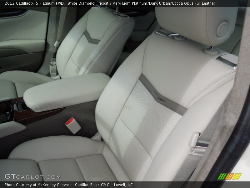 Front Seat of 2013 XTS Platinum FWD