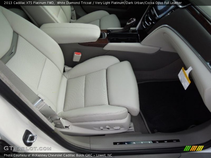 Front Seat of 2013 XTS Platinum FWD