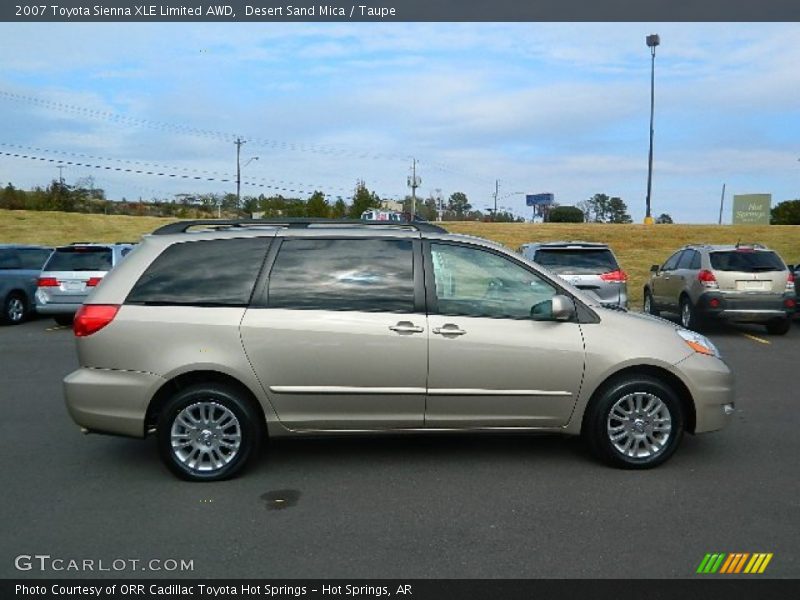 Desert Sand Mica / Taupe 2007 Toyota Sienna XLE Limited AWD