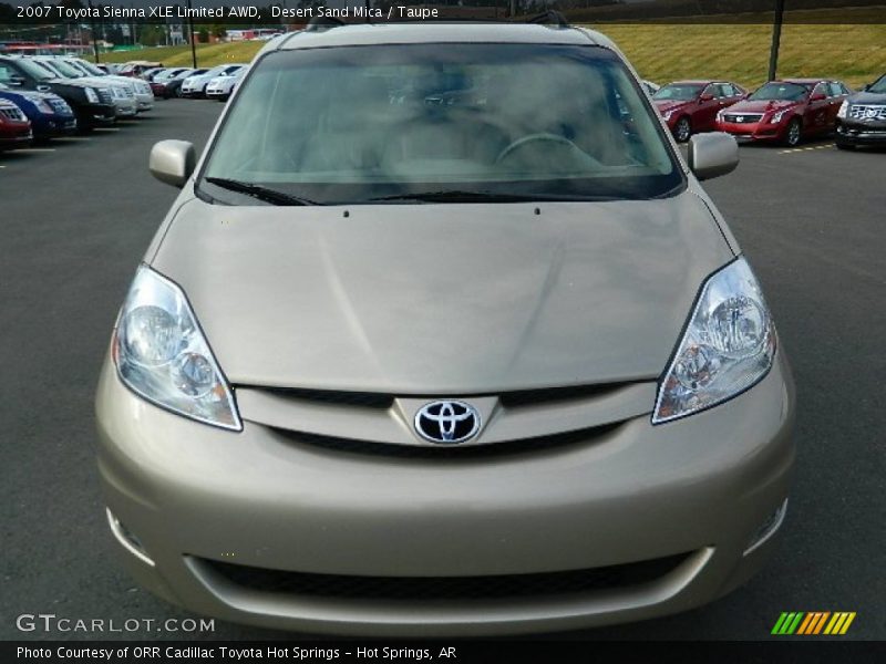 Desert Sand Mica / Taupe 2007 Toyota Sienna XLE Limited AWD