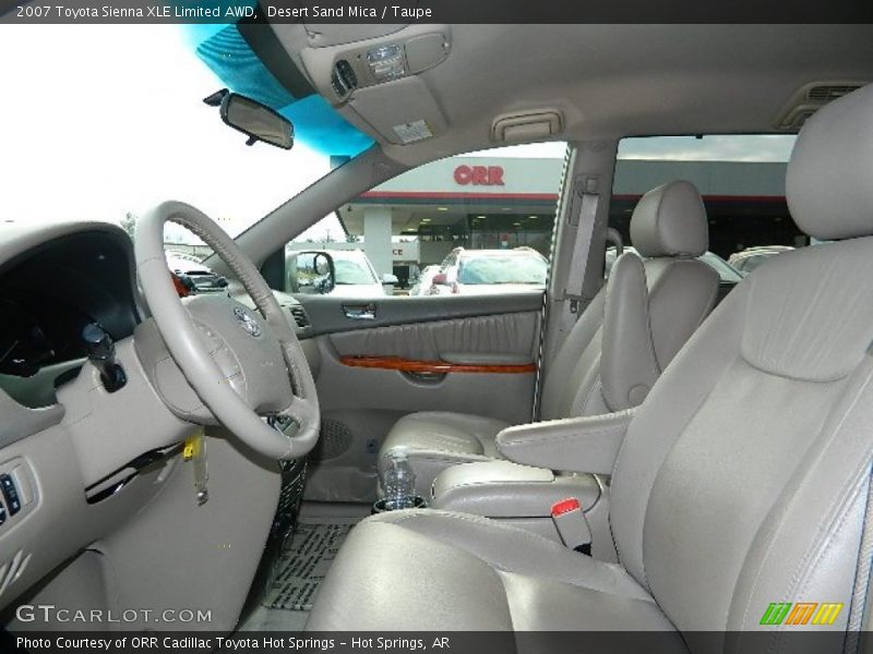Desert Sand Mica / Taupe 2007 Toyota Sienna XLE Limited AWD