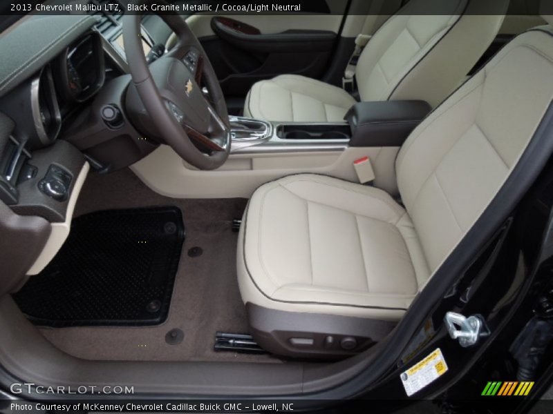 Black Granite Metallic / Cocoa/Light Neutral 2013 Chevrolet Malibu LTZ