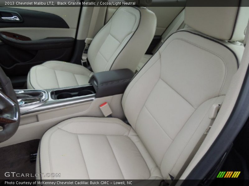 Black Granite Metallic / Cocoa/Light Neutral 2013 Chevrolet Malibu LTZ