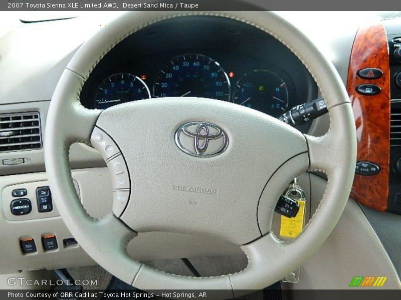 Desert Sand Mica / Taupe 2007 Toyota Sienna XLE Limited AWD