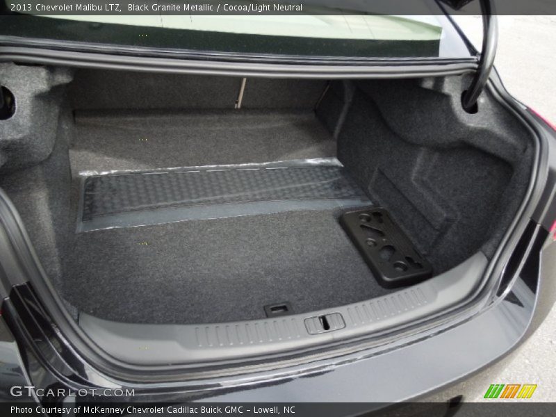 Black Granite Metallic / Cocoa/Light Neutral 2013 Chevrolet Malibu LTZ