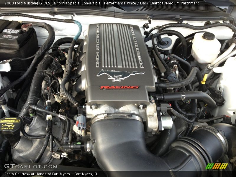 Performance White / Dark Charcoal/Medium Parchment 2008 Ford Mustang GT/CS California Special Convertible