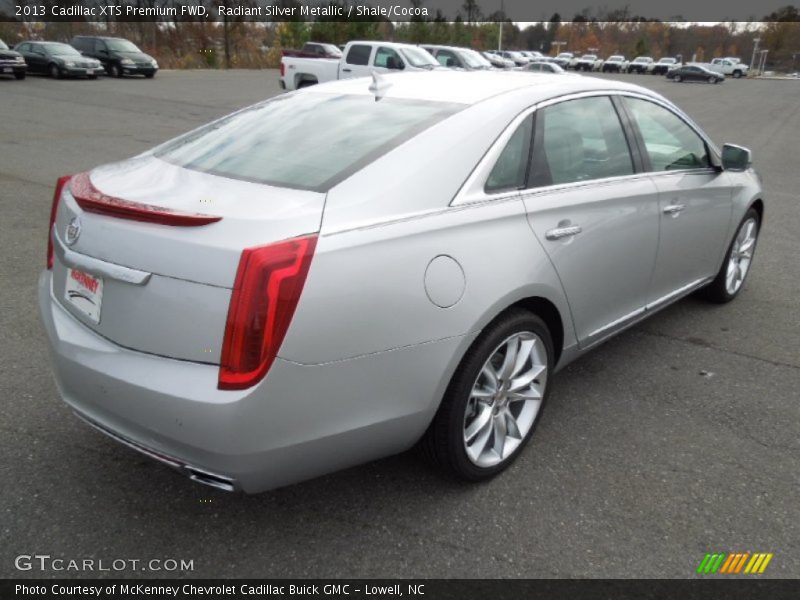 Radiant Silver Metallic / Shale/Cocoa 2013 Cadillac XTS Premium FWD