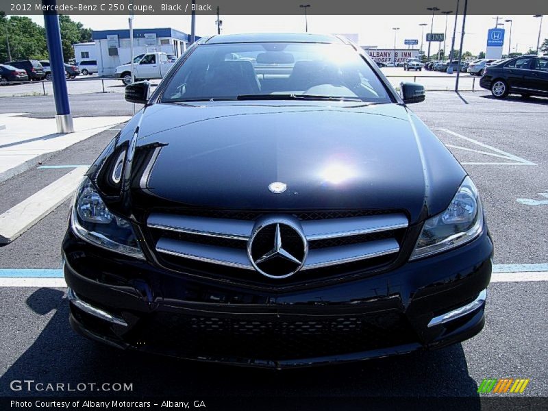 Black / Black 2012 Mercedes-Benz C 250 Coupe