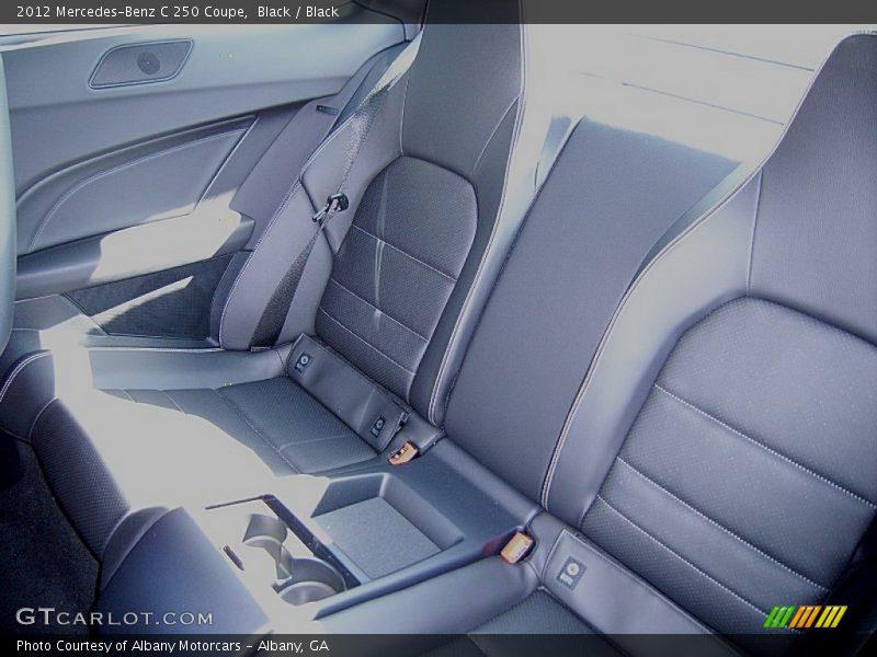 Black / Black 2012 Mercedes-Benz C 250 Coupe
