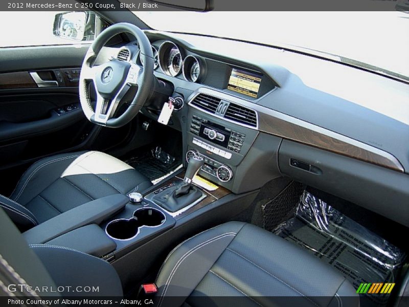 Black / Black 2012 Mercedes-Benz C 250 Coupe