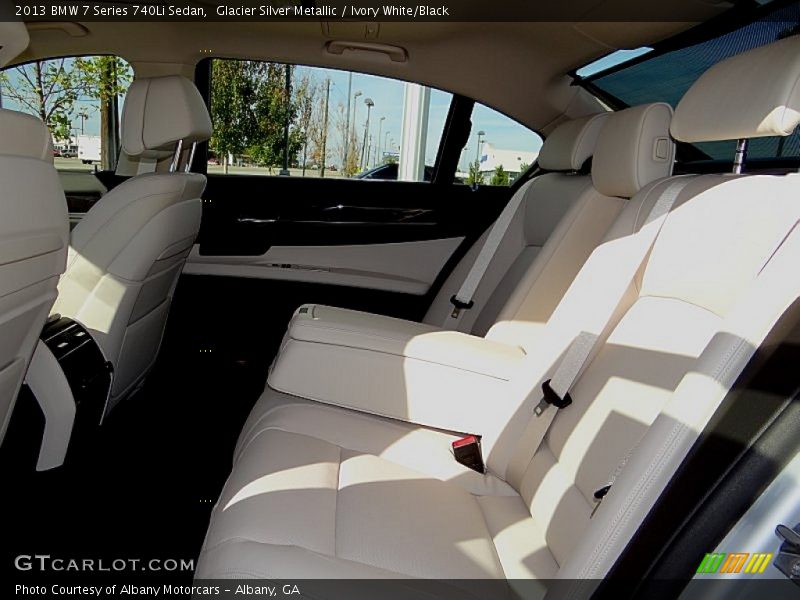 Rear Seat of 2013 7 Series 740Li Sedan