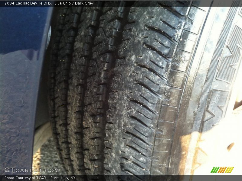 Blue Chip / Dark Gray 2004 Cadillac DeVille DHS