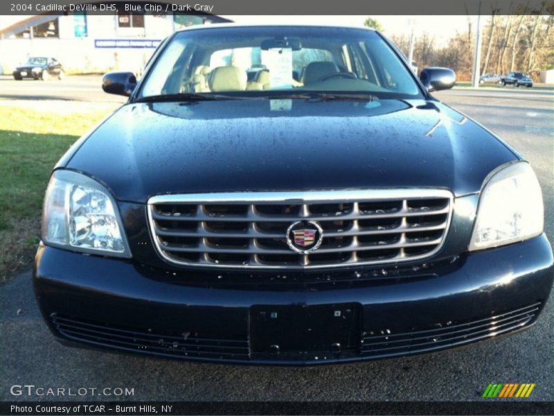 Blue Chip / Dark Gray 2004 Cadillac DeVille DHS