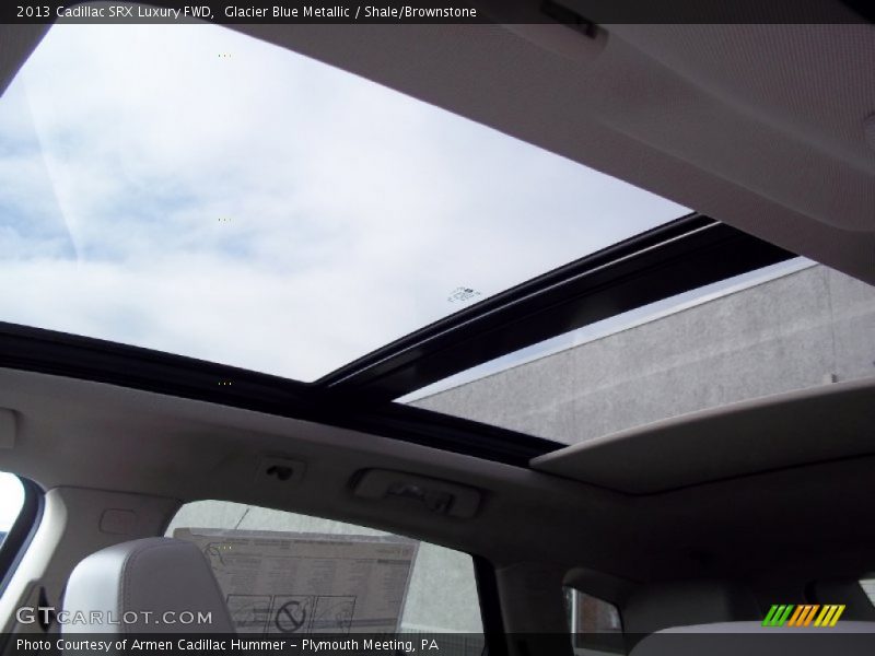 Glacier Blue Metallic / Shale/Brownstone 2013 Cadillac SRX Luxury FWD