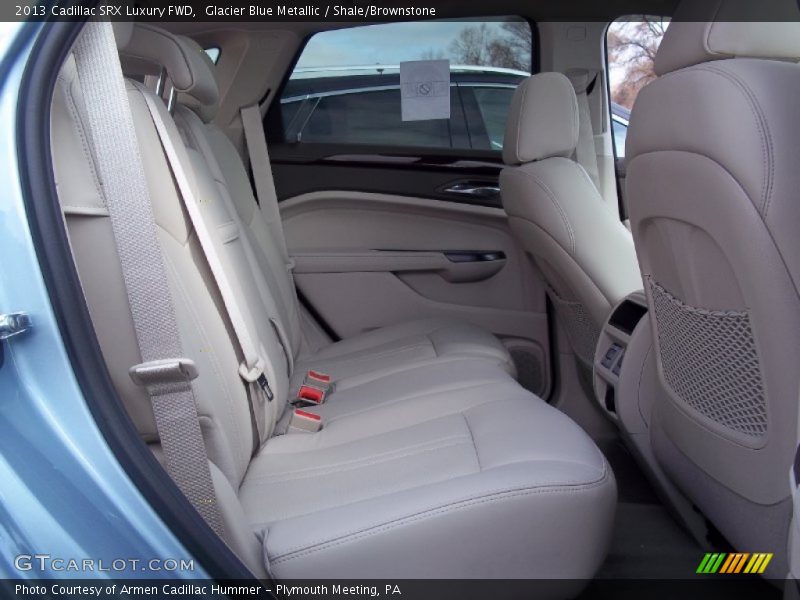 Glacier Blue Metallic / Shale/Brownstone 2013 Cadillac SRX Luxury FWD
