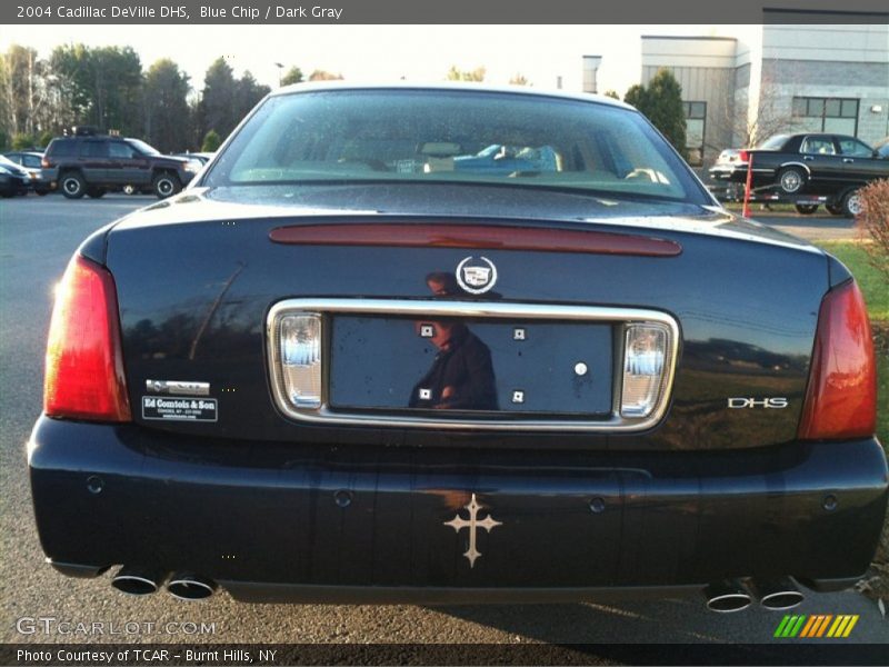 Blue Chip / Dark Gray 2004 Cadillac DeVille DHS