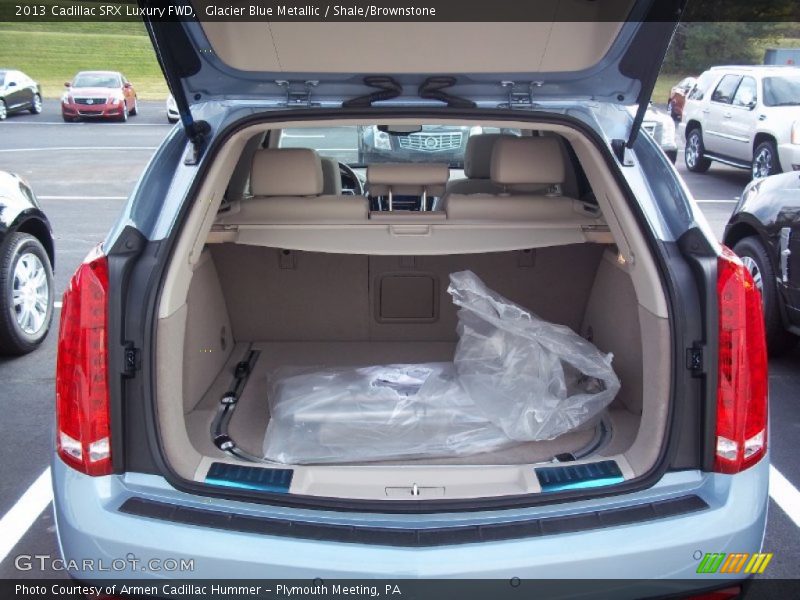 Glacier Blue Metallic / Shale/Brownstone 2013 Cadillac SRX Luxury FWD