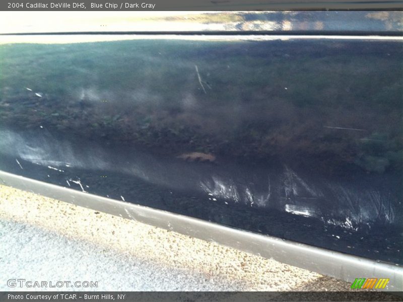 Blue Chip / Dark Gray 2004 Cadillac DeVille DHS