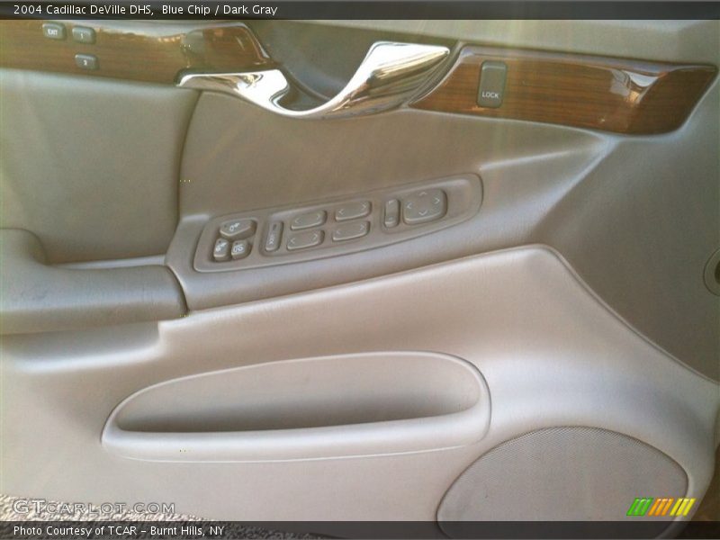 Blue Chip / Dark Gray 2004 Cadillac DeVille DHS