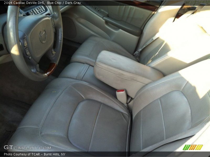 Blue Chip / Dark Gray 2004 Cadillac DeVille DHS