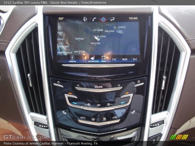 Glacier Blue Metallic / Shale/Brownstone 2013 Cadillac SRX Luxury FWD