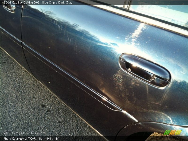 Blue Chip / Dark Gray 2004 Cadillac DeVille DHS