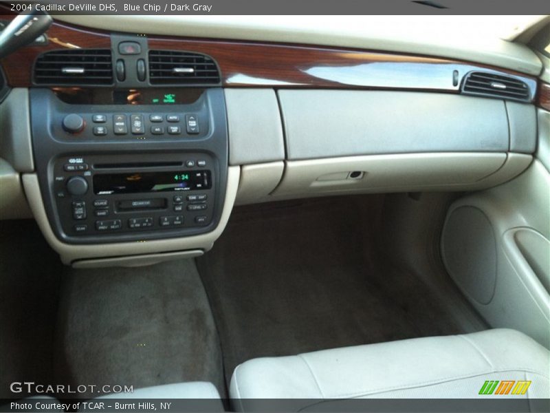 Blue Chip / Dark Gray 2004 Cadillac DeVille DHS