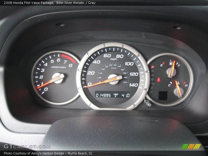 Billet Silver Metallic / Gray 2008 Honda Pilot Value Package