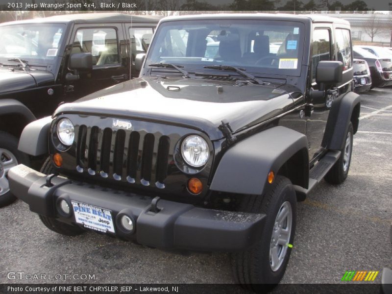 Black / Black 2013 Jeep Wrangler Sport 4x4