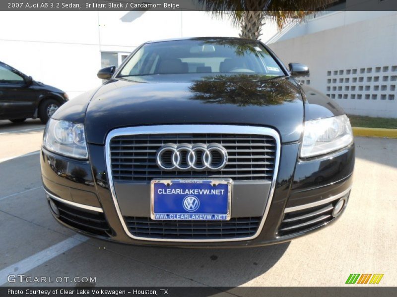 Brilliant Black / Cardamom Beige 2007 Audi A6 3.2 Sedan