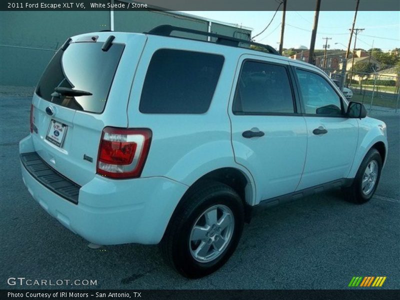 White Suede / Stone 2011 Ford Escape XLT V6