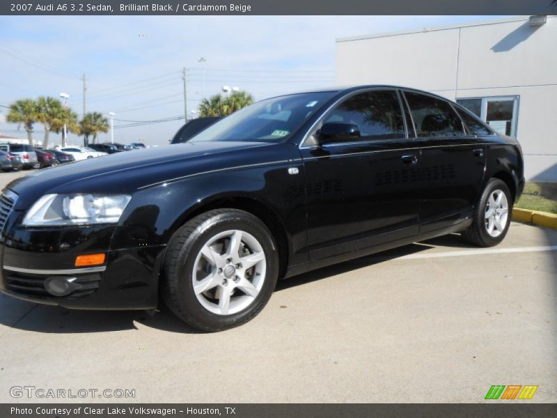 Brilliant Black / Cardamom Beige 2007 Audi A6 3.2 Sedan