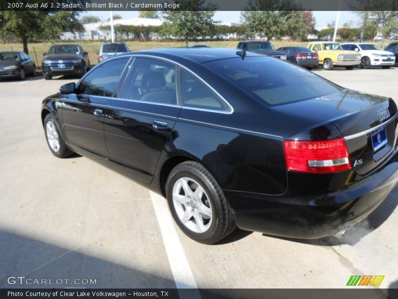 Brilliant Black / Cardamom Beige 2007 Audi A6 3.2 Sedan