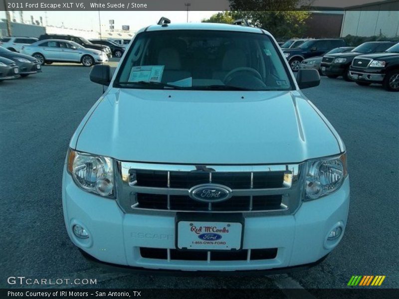 White Suede / Stone 2011 Ford Escape XLT V6