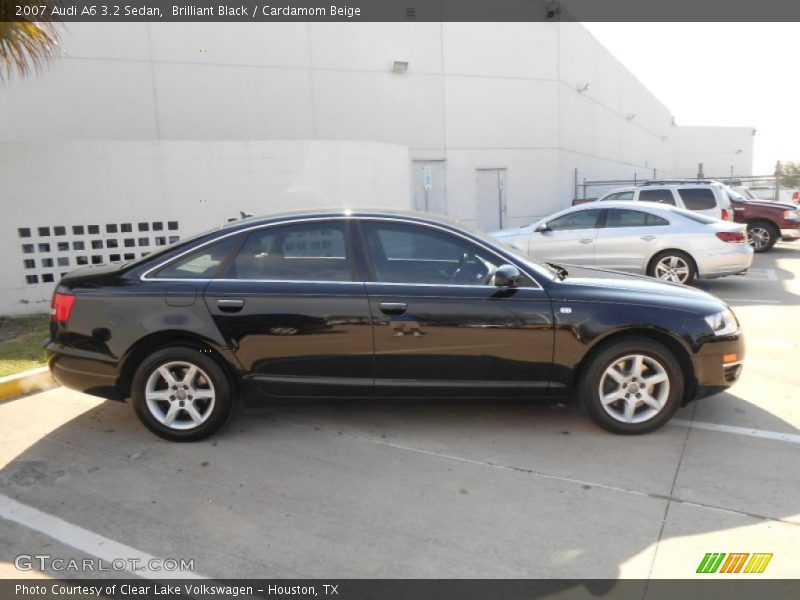 Brilliant Black / Cardamom Beige 2007 Audi A6 3.2 Sedan