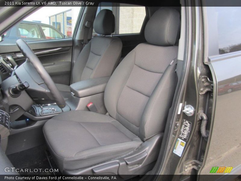 Tuscan Olive / Gray 2011 Kia Sorento LX V6 AWD