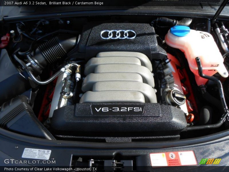 Brilliant Black / Cardamom Beige 2007 Audi A6 3.2 Sedan