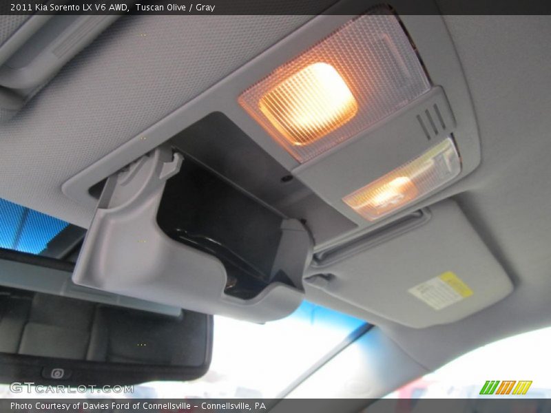 Tuscan Olive / Gray 2011 Kia Sorento LX V6 AWD