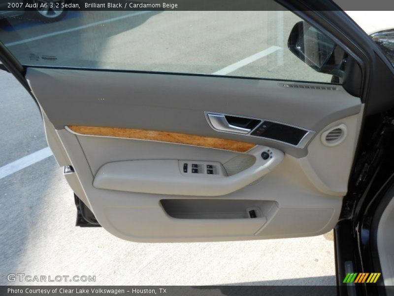 Brilliant Black / Cardamom Beige 2007 Audi A6 3.2 Sedan
