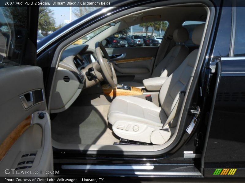 Brilliant Black / Cardamom Beige 2007 Audi A6 3.2 Sedan