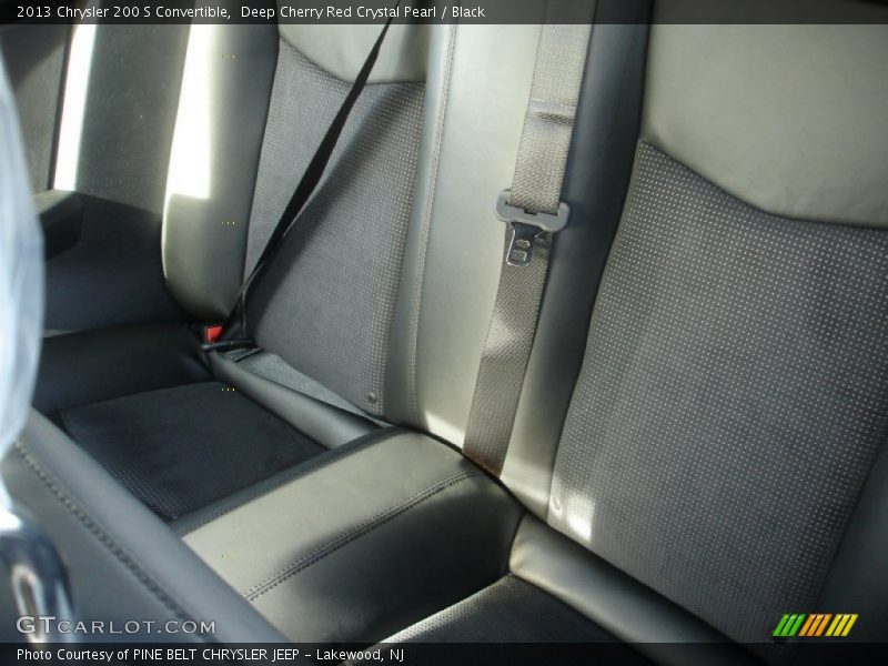 Deep Cherry Red Crystal Pearl / Black 2013 Chrysler 200 S Convertible