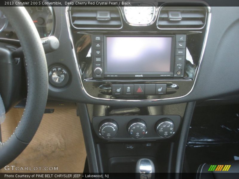 Deep Cherry Red Crystal Pearl / Black 2013 Chrysler 200 S Convertible