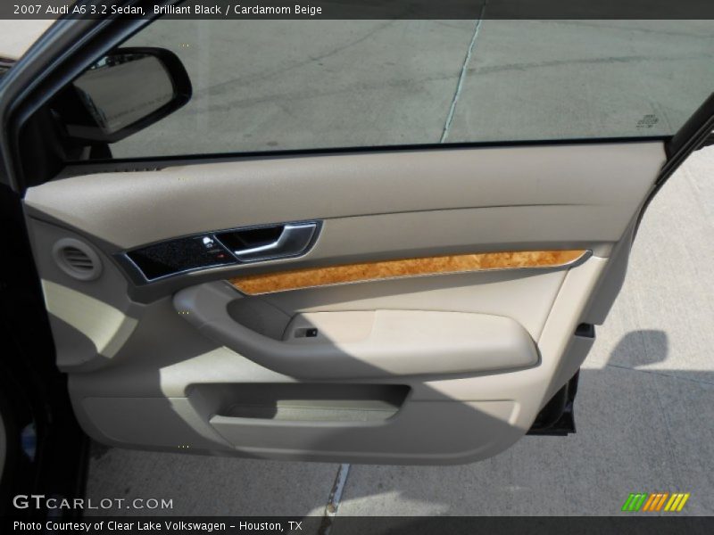 Brilliant Black / Cardamom Beige 2007 Audi A6 3.2 Sedan